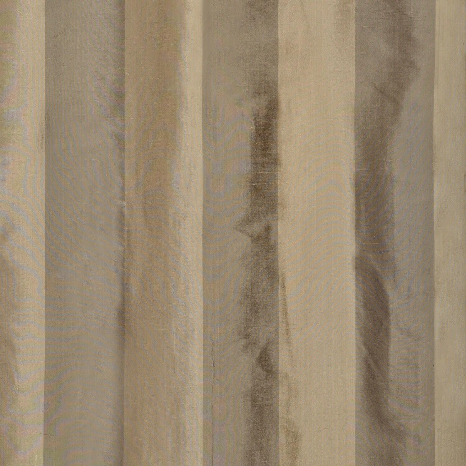 Cairo Haze Striped Dupioni Silk Swatch