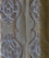 Toulon Sea Striped Embroidered Embroidered Dupioni Silk Swatch