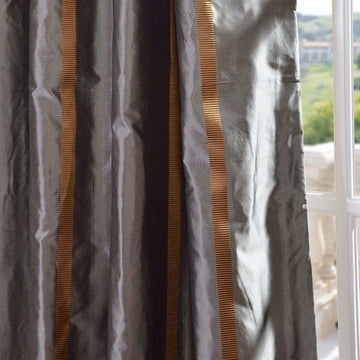 Preston Striped Silk Taffeta Swatch - HalfPriceDrapes.com