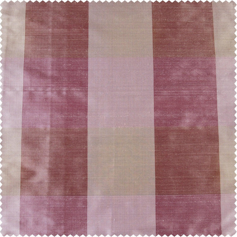 Rosie Dawn Plaid Taffeta Silk Swatch - HalfPriceDrapes.com