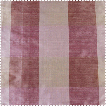 Rosie Dawn Plaid Taffeta Silk Swatch - HalfPriceDrapes.com