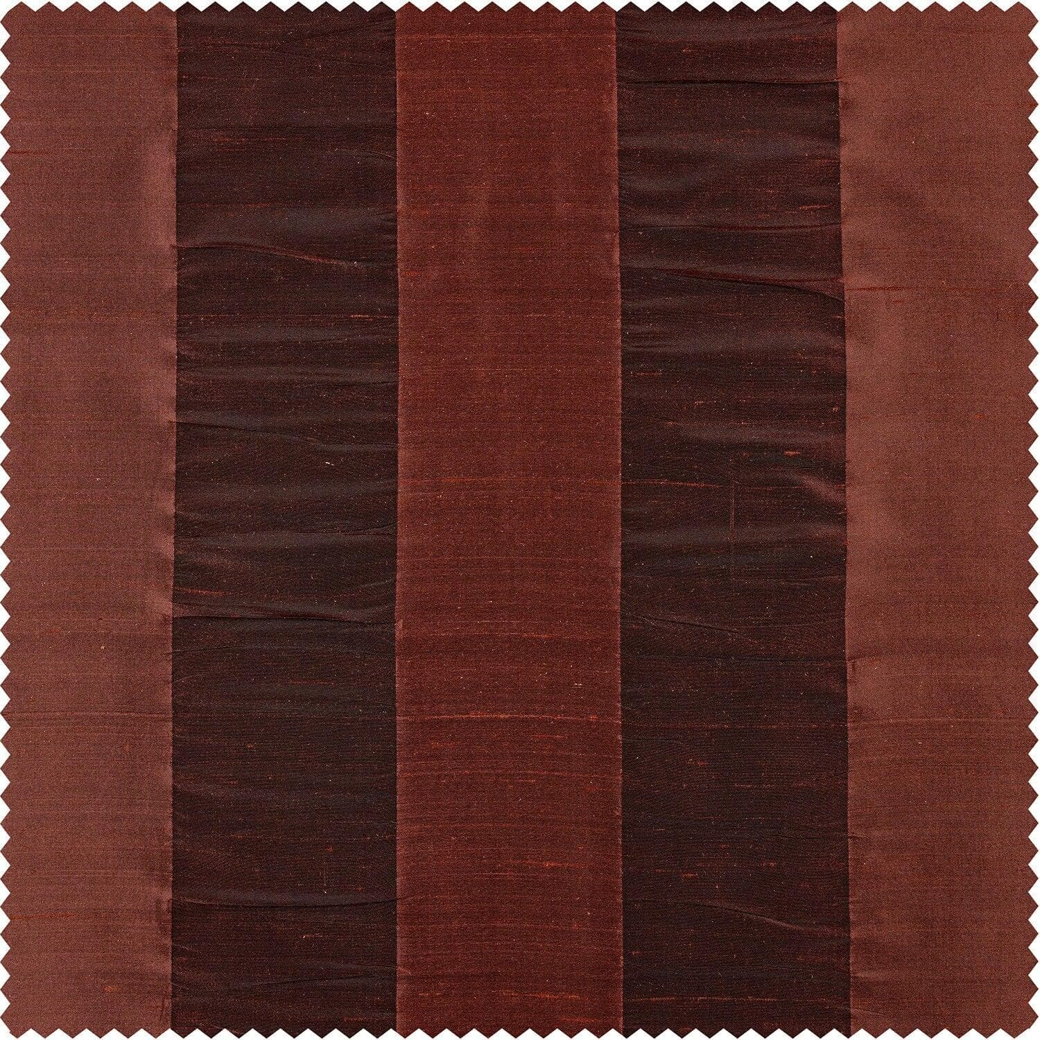 Saltaana Red Striped Silk Curtain