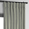 Mallur Taupe Grey Striped Silk Curtain