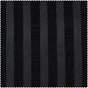 Ayya Black Striped Silk Room Darkening Curtain
