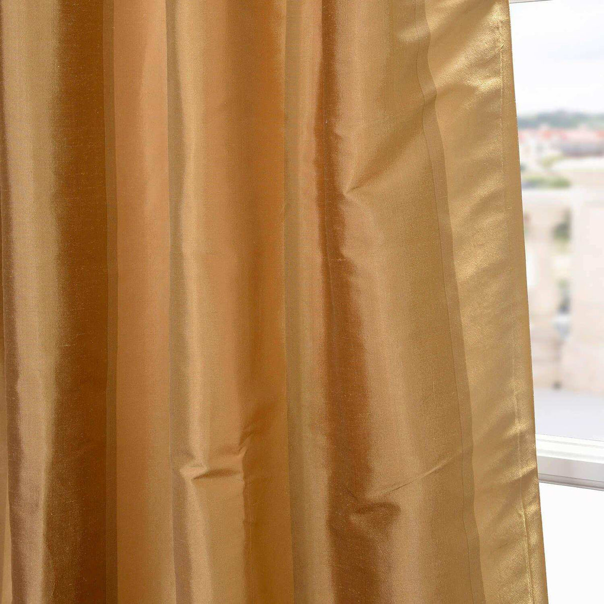 Eureka Silk Stripe Fabric - HalfPriceDrapes.com