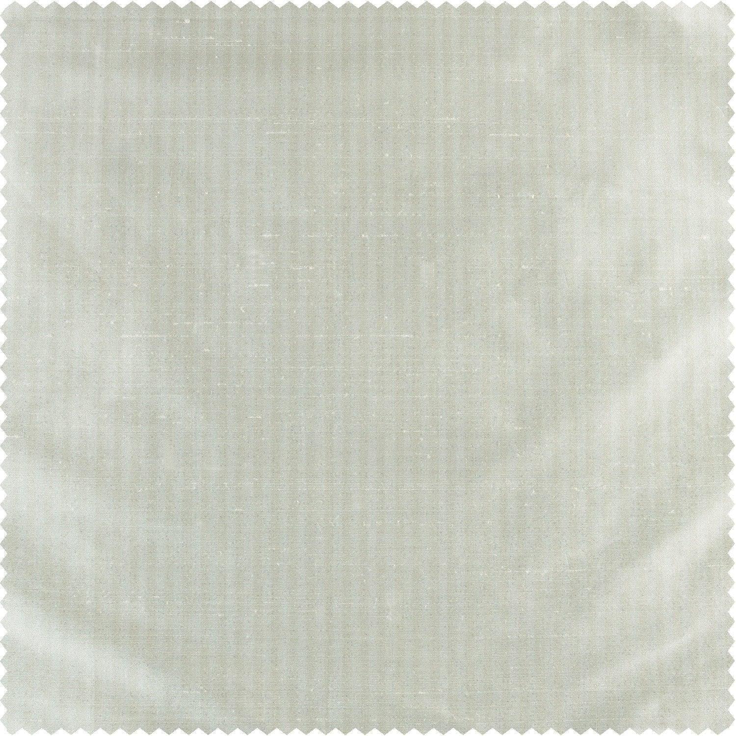 Cambridge White Striped Taffeta Silk Swatch - HalfPriceDrapes.com
