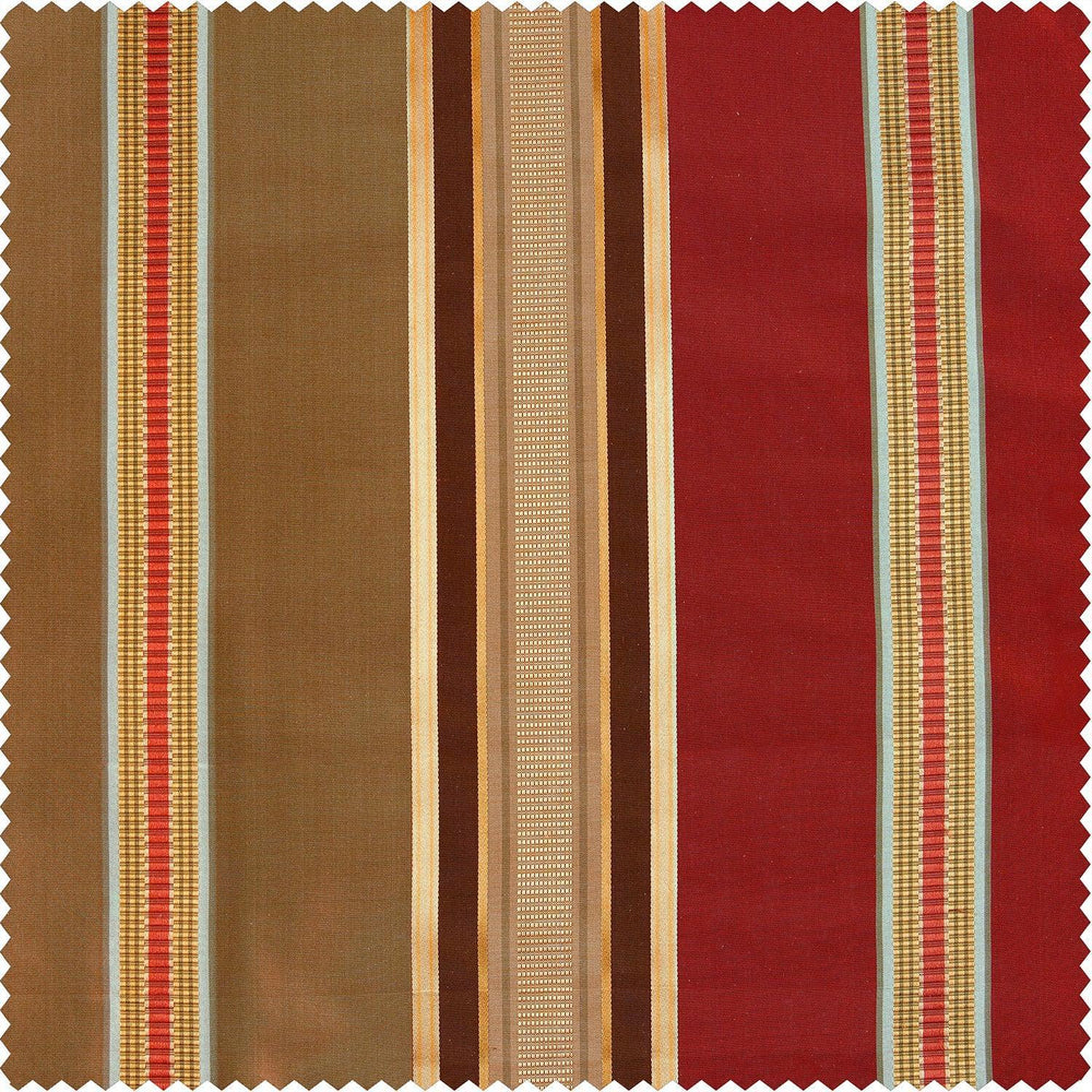 Alton Multi Striped Designer Silk Swatch - HalfPriceDrapes.com