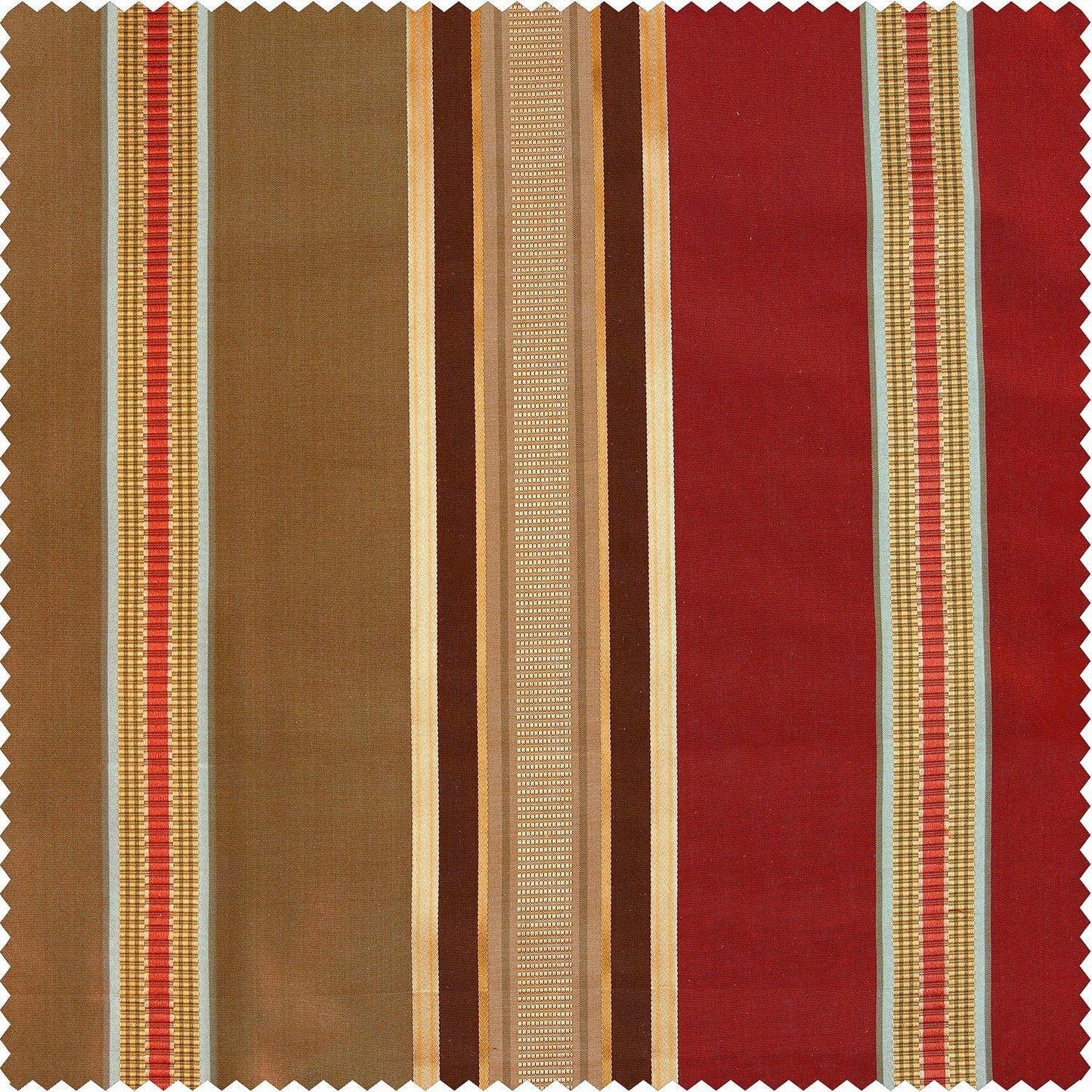 Alton Multi Striped Designer Silk Swatch - HalfPriceDrapes.com