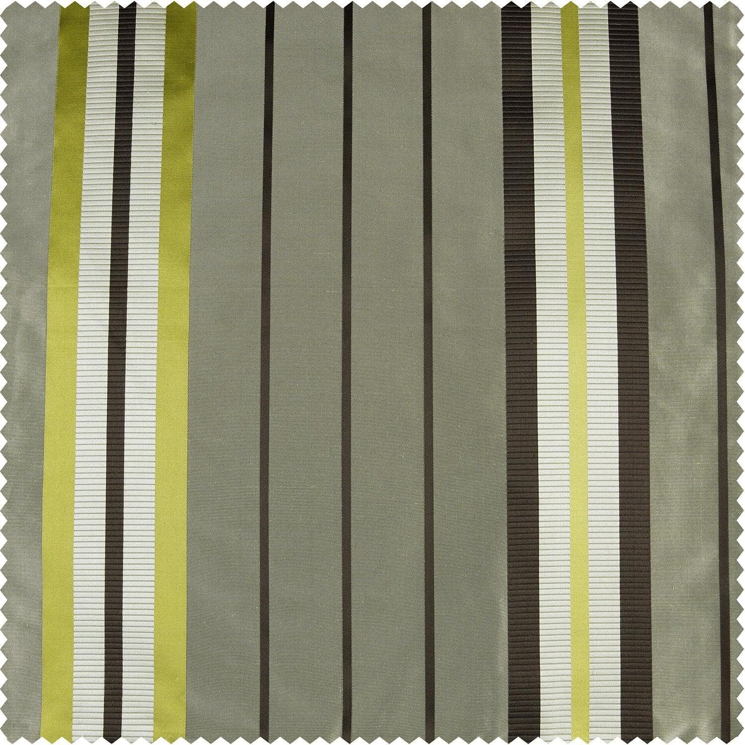 Bolton Multi Striped Designer Silk Cushion Covers - Pair
