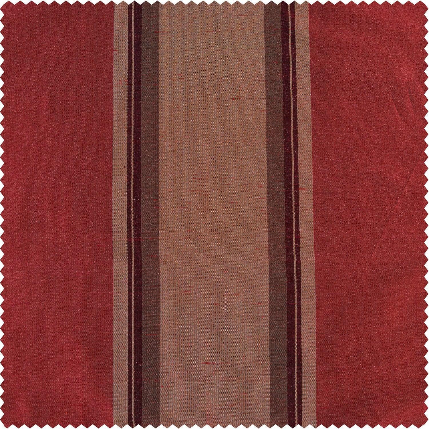 Clare Multi Striped Designer Silk Swatch - HalfPriceDrapes.com