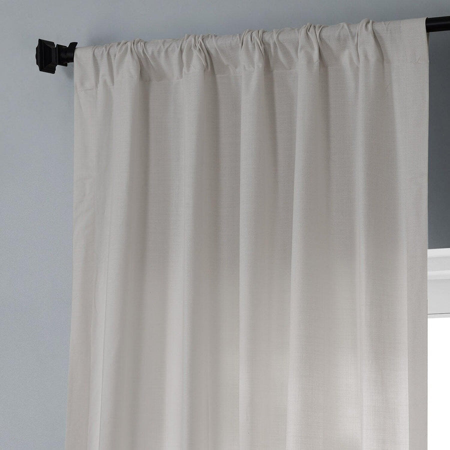 Supreme Cream Dune Textured Cotton Curtain Pair (2 Panels)