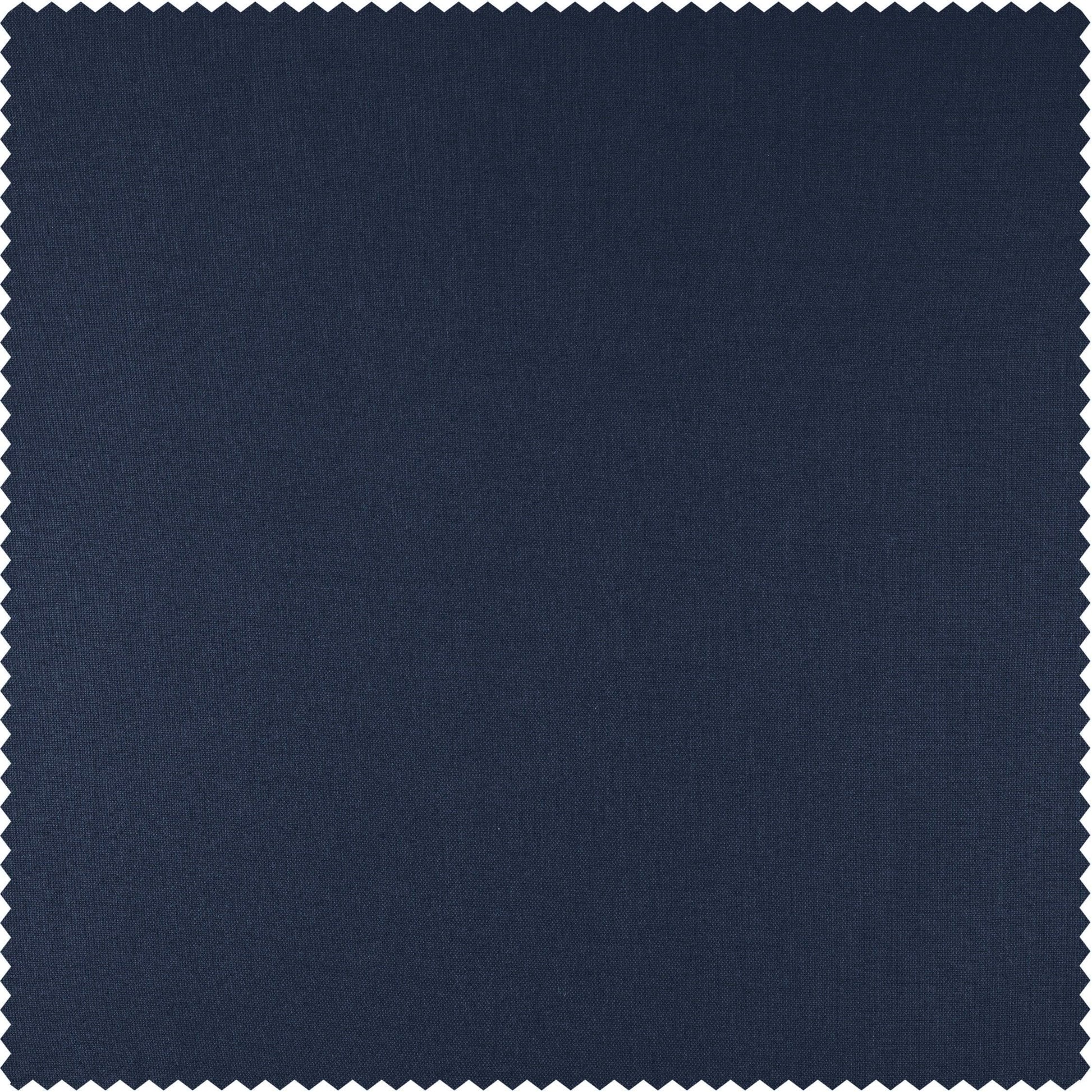 Noble Navy Dune Textured Solid Cotton Swatch - HalfPriceDrapes.com