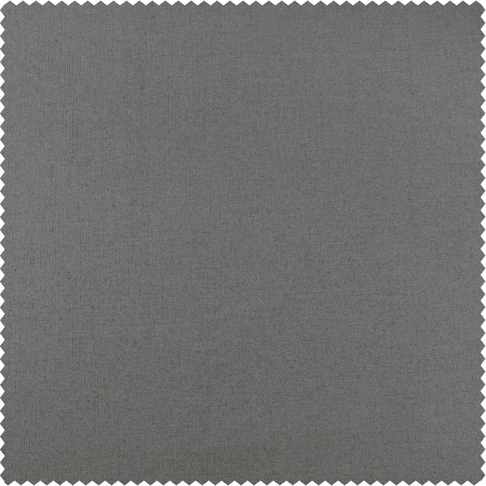 Dark Grey Dune Textured Solid Cotton Swatch - HalfPriceDrapes.com