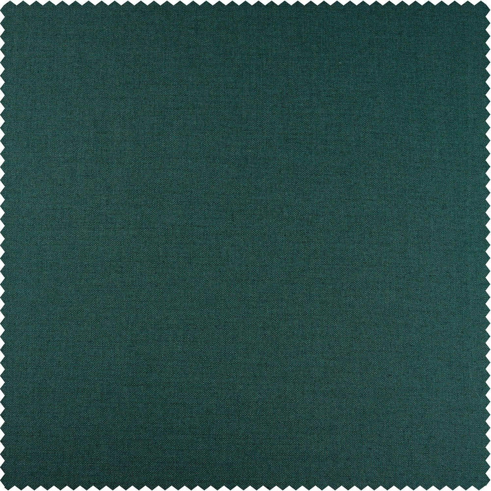 Dark Teal Dune Textured Solid Cotton Swatch - HalfPriceDrapes.com