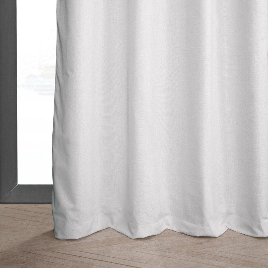 Prime White Grommet Dune Textured Cotton Hotel Blackout Curtain - HalfPriceDrapes.com