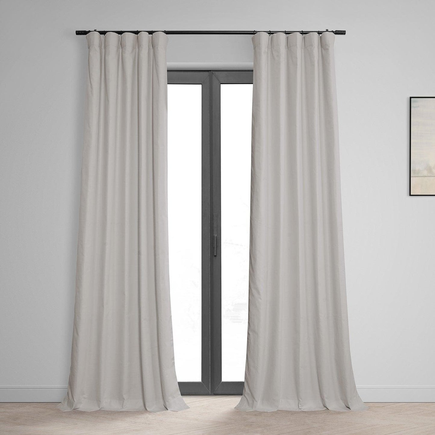 Supreme Cream Dune Textured Cotton Hotel Blackout Curtain - HalfPriceDrapes.com