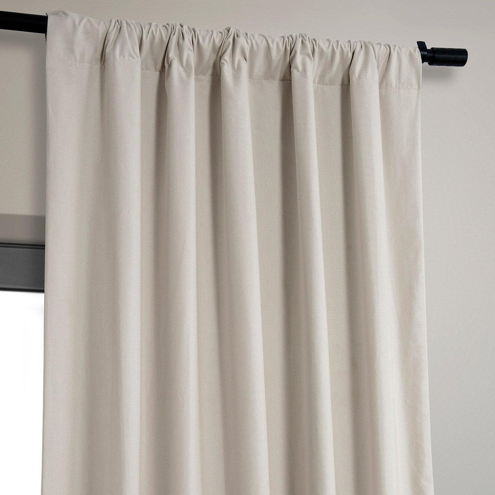 Fable Beige Dune Textured Cotton Hotel Blackout Curtain - HalfPriceDrapes.com
