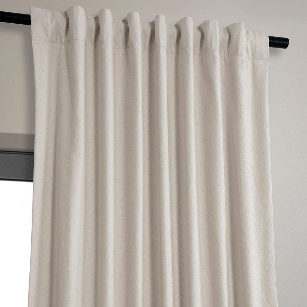 Fable Beige Dune Textured Cotton Hotel Blackout Curtain - HalfPriceDrapes.com