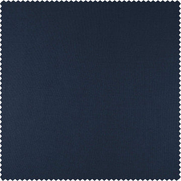 Noble Navy Dune Textured Solid Cotton Hotel Blackout Swatch - HalfPriceDrapes.com