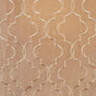 Algeirs Champagne Geometric Embroidered Designer Faux Silk Swatch