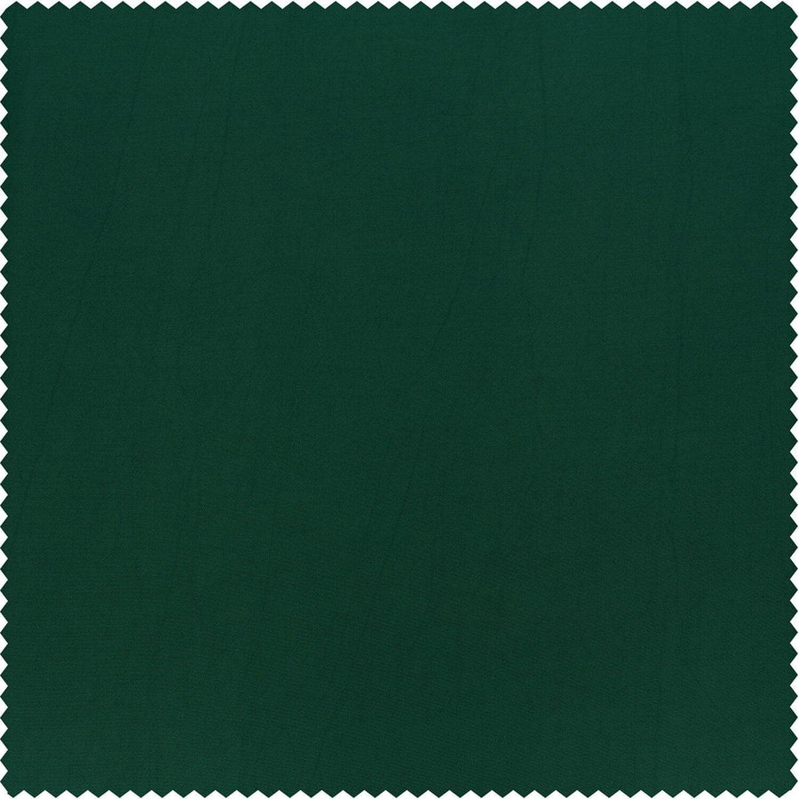 Emerald Green Solid Faux Silk Taffeta Custom Curtain - HalfPriceDrapes.com