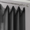 Black Ombre Faux Linen Curtain - HalfPriceDrapes.com