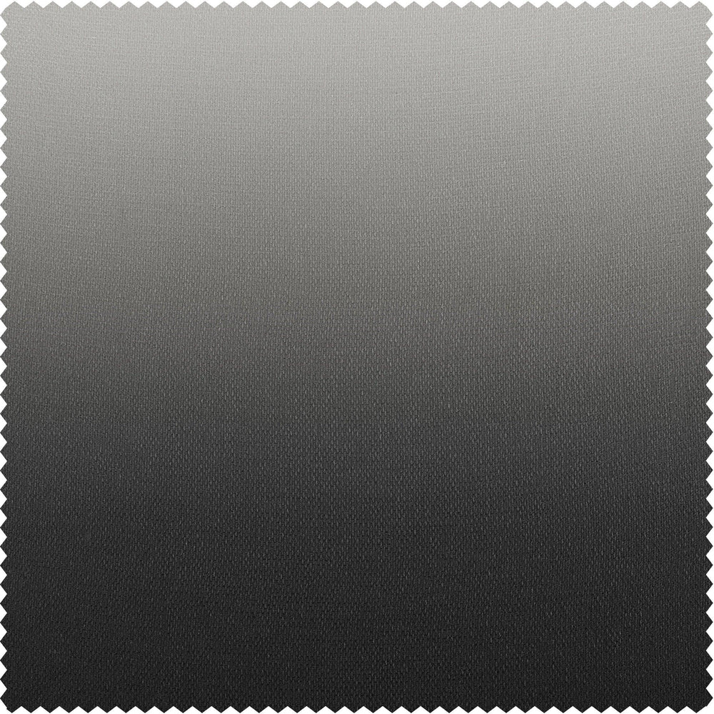 Black Ombre Faux Linen Swatch - HalfPriceDrapes.com