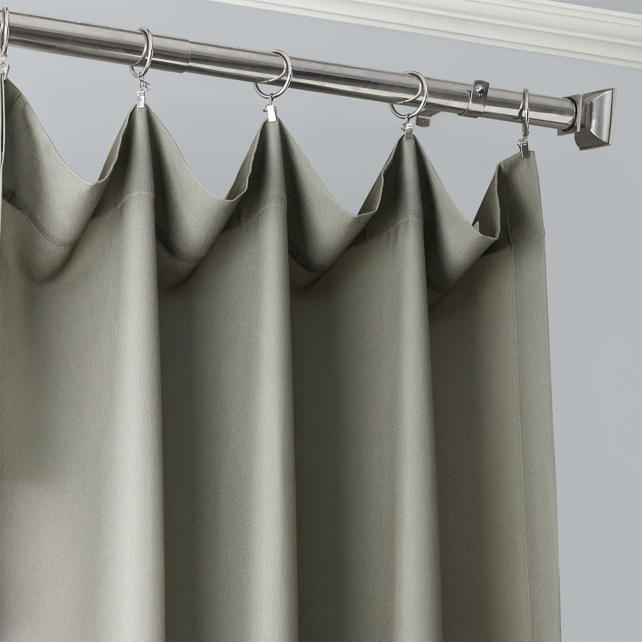 Slate Ombre Faux Linen Curtain - HalfPriceDrapes.com