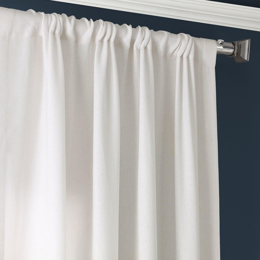 Slate Ombre Faux Linen Curtain
