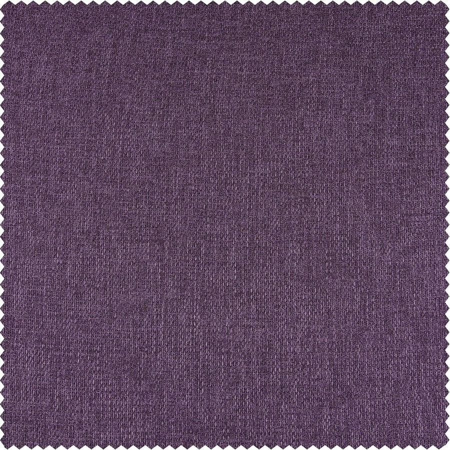 Stormy Purple Faux Linen Sheer Swatch - HalfPriceDrapes.com