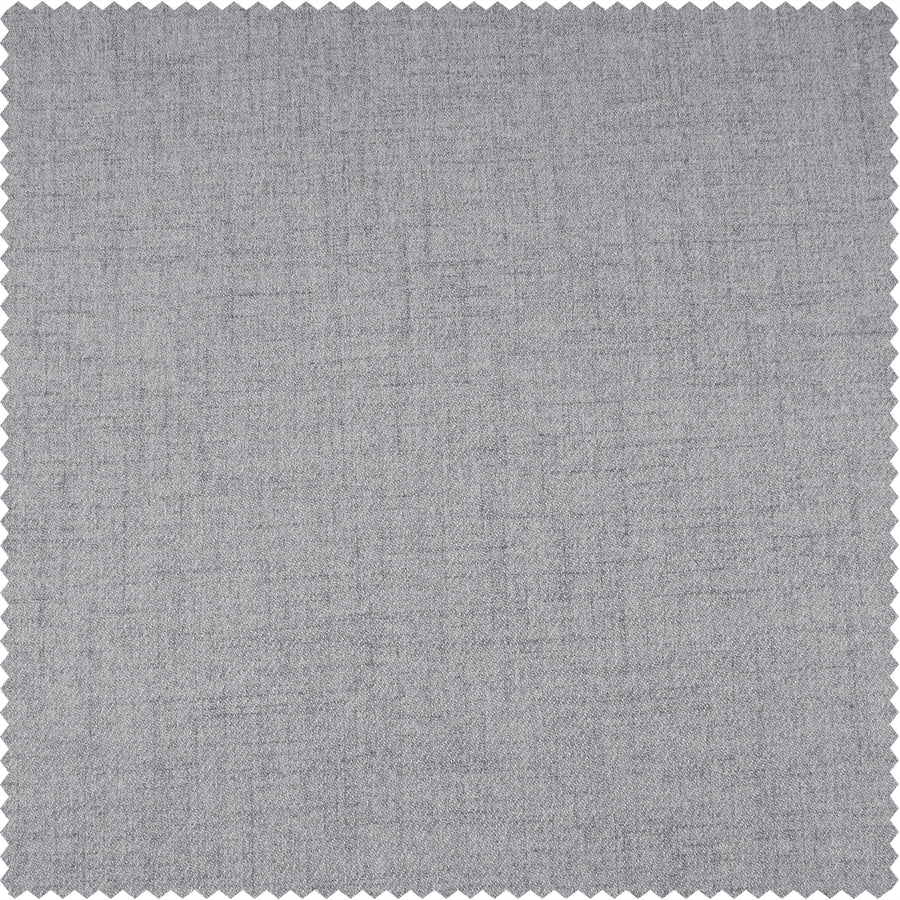 Steely Grey Heathered Woolen Weave Swatch - HalfPriceDrapes.com