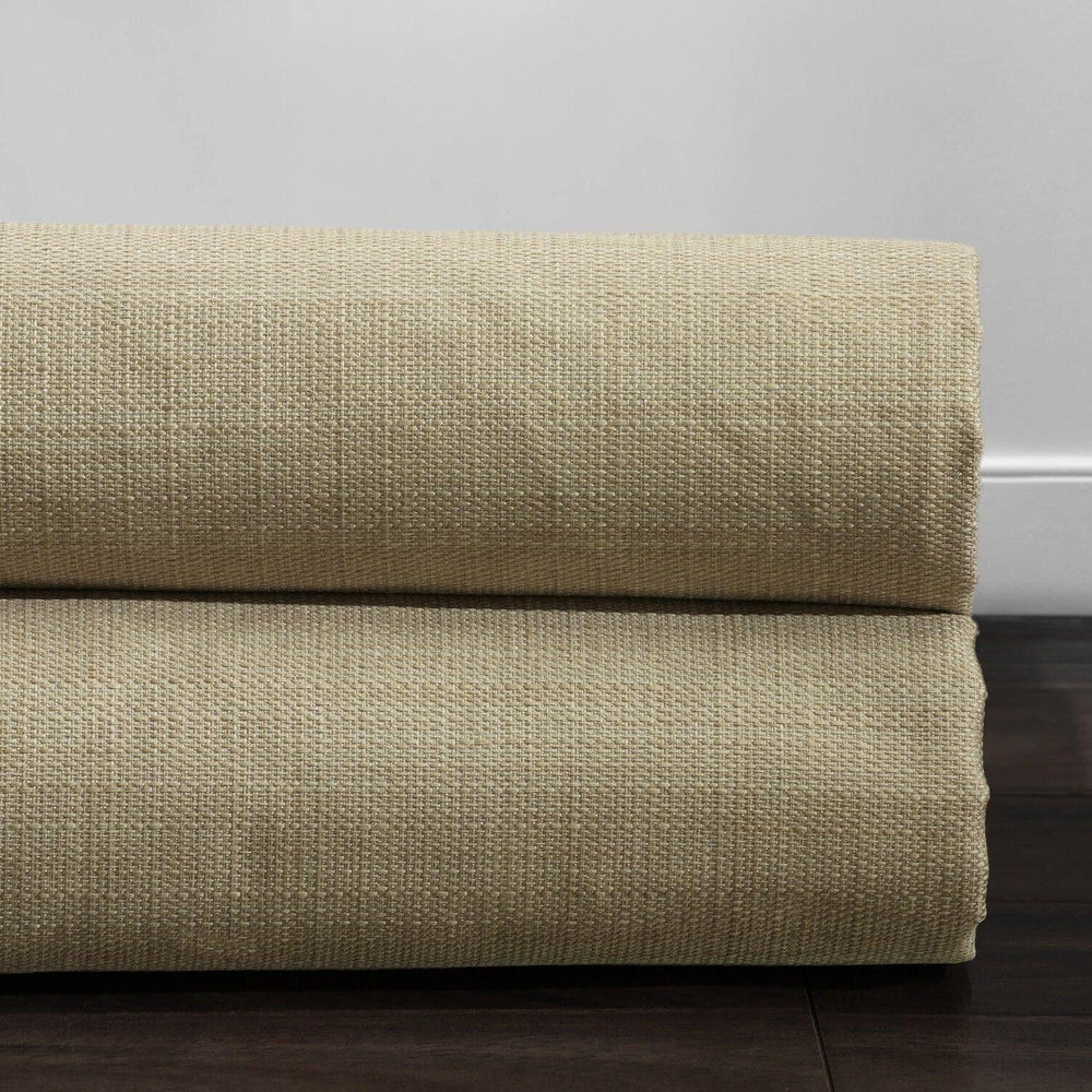 Classic Tan Textured Italian Faux Linen Swatch