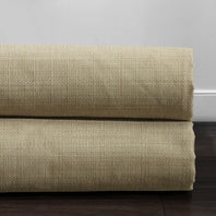 Classic Tan Textured Italian Faux Linen Swatch