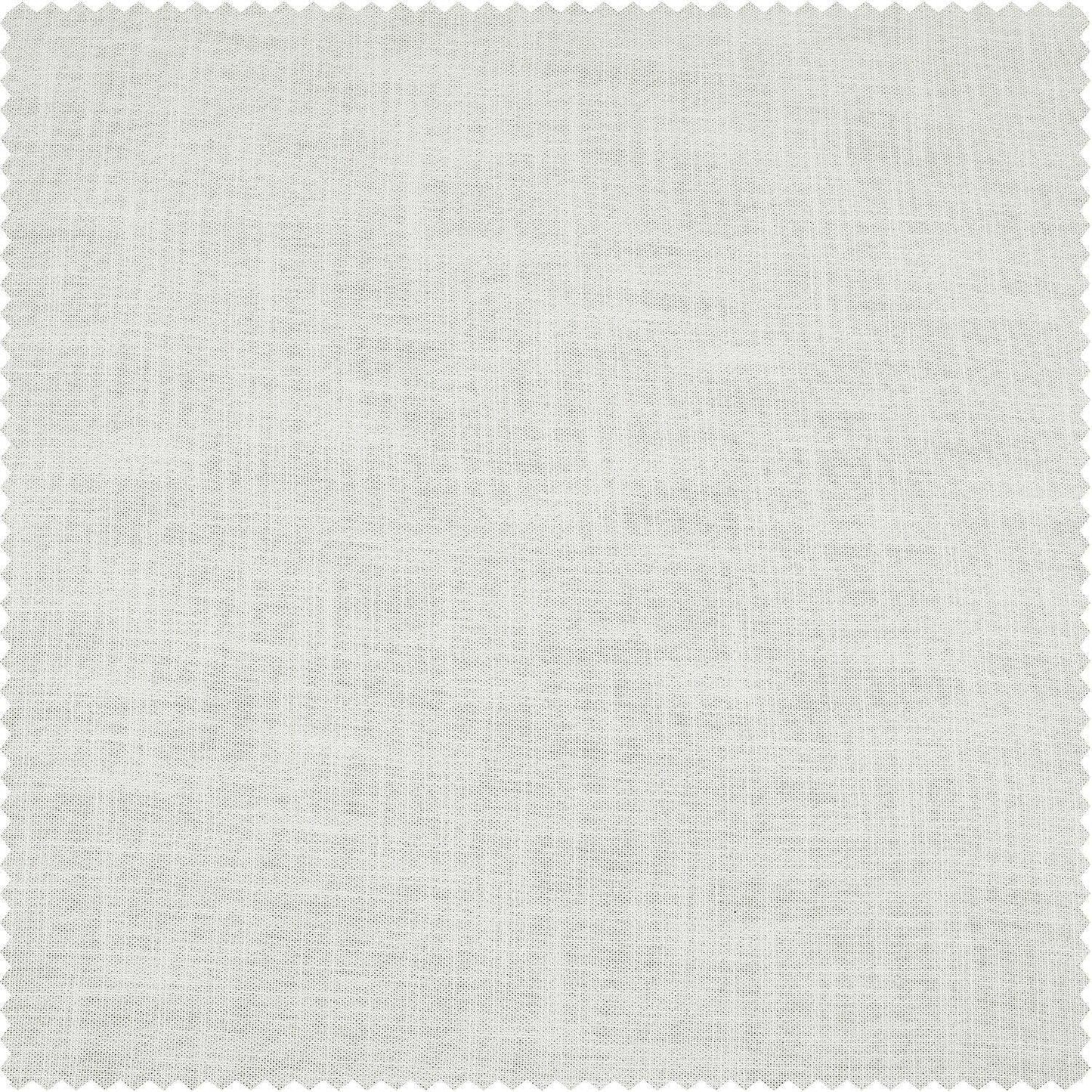 White Classic Faux Linen Swatch