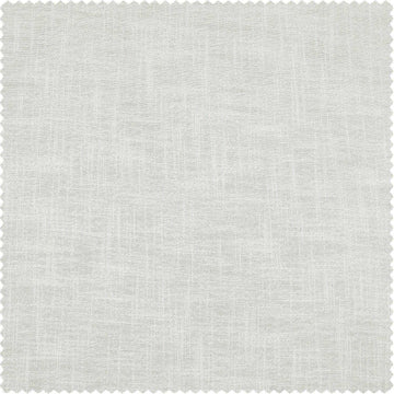 White Classic Faux Linen Swatch