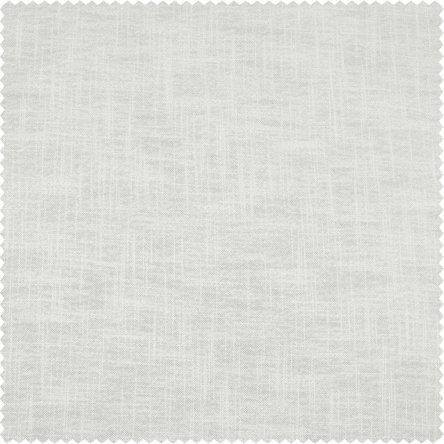 White Classic Faux Linen Swatch