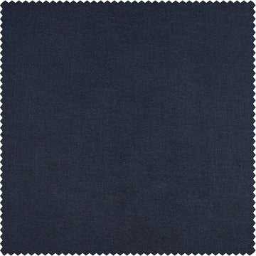 Deep Blue Classic Faux Linen Swatch