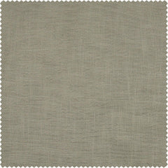 Light Taupe Classic Faux Linen Curtain