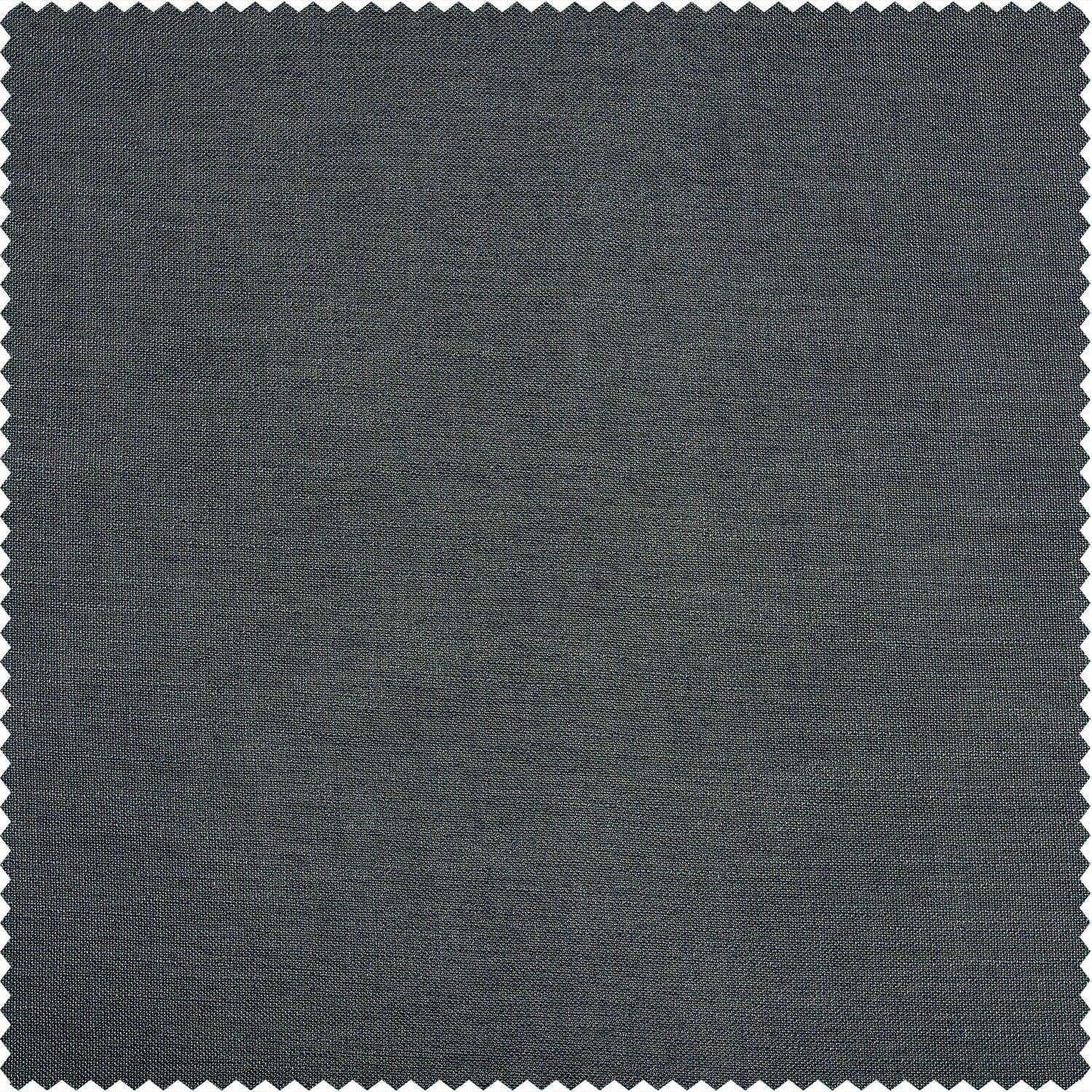 Dark Grey Classic Faux Linen Swatch