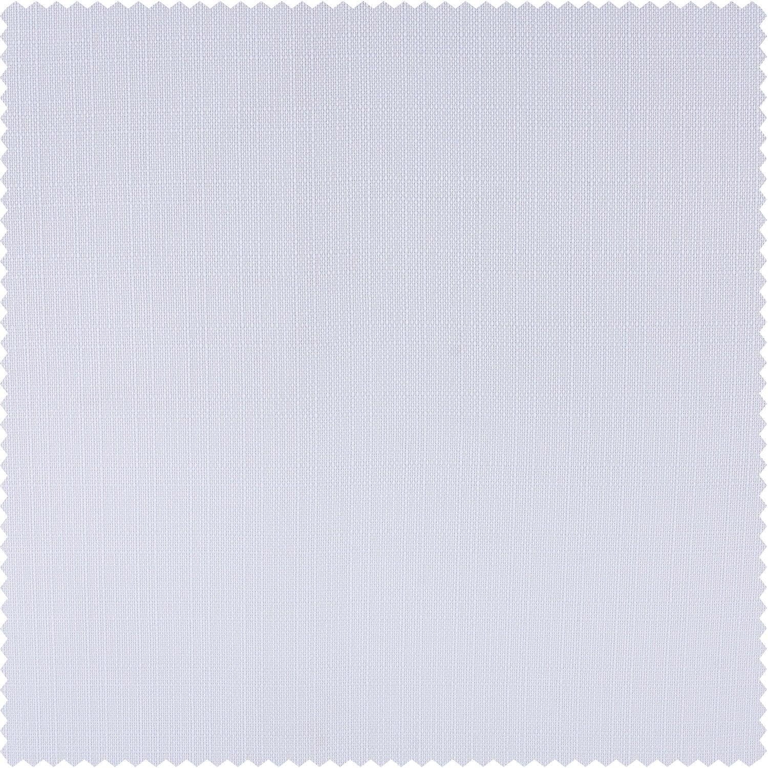 Dove White Italian Faux Linen Custom Curtain
