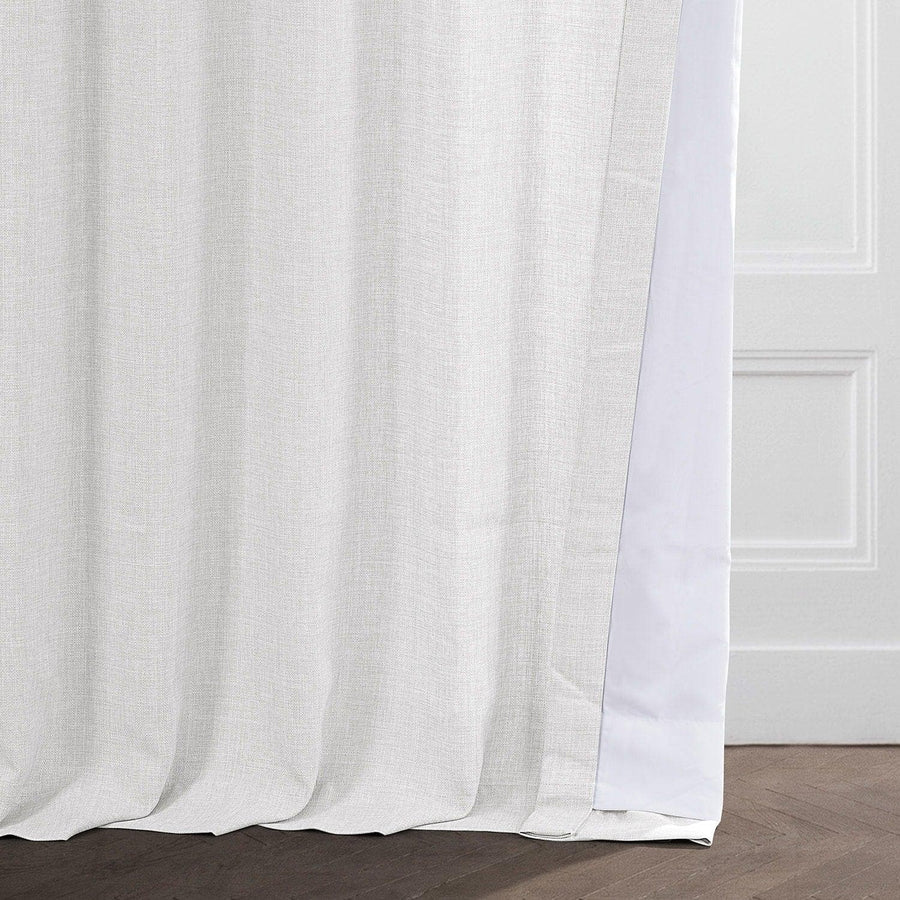 Magnolia Off White Italian Faux Linen Curtain