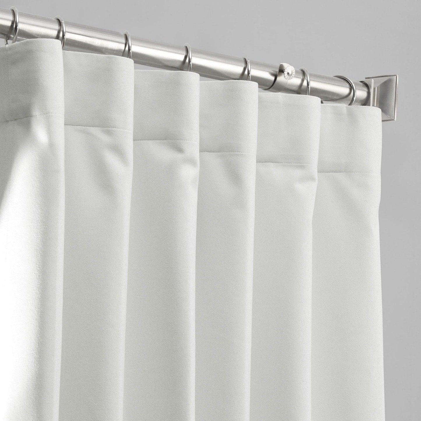 Starlight Off-White Thermal Cross Linen Weave Blackout Curtain