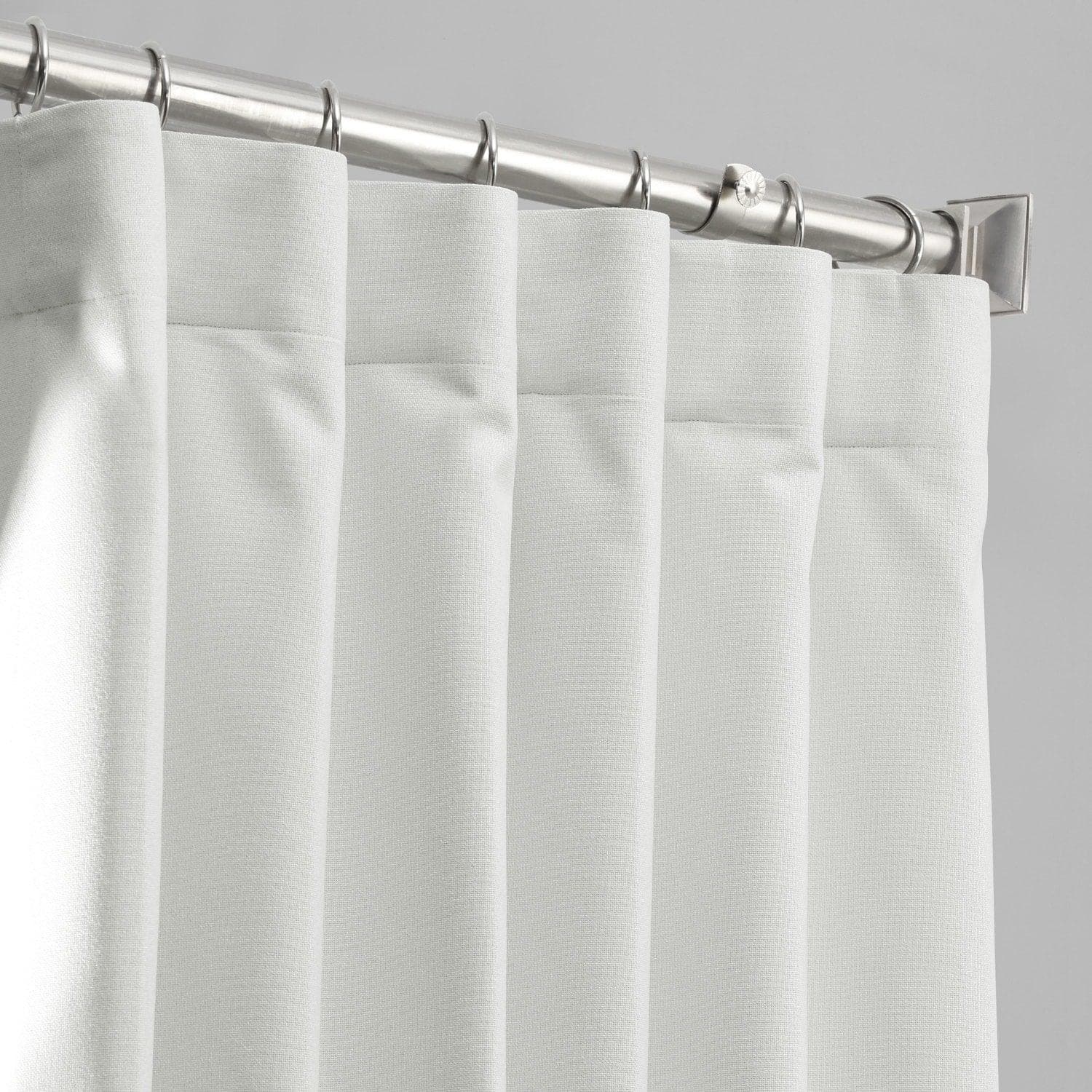 Starlight Off-White Thermal Cross Linen Weave Blackout Curtain