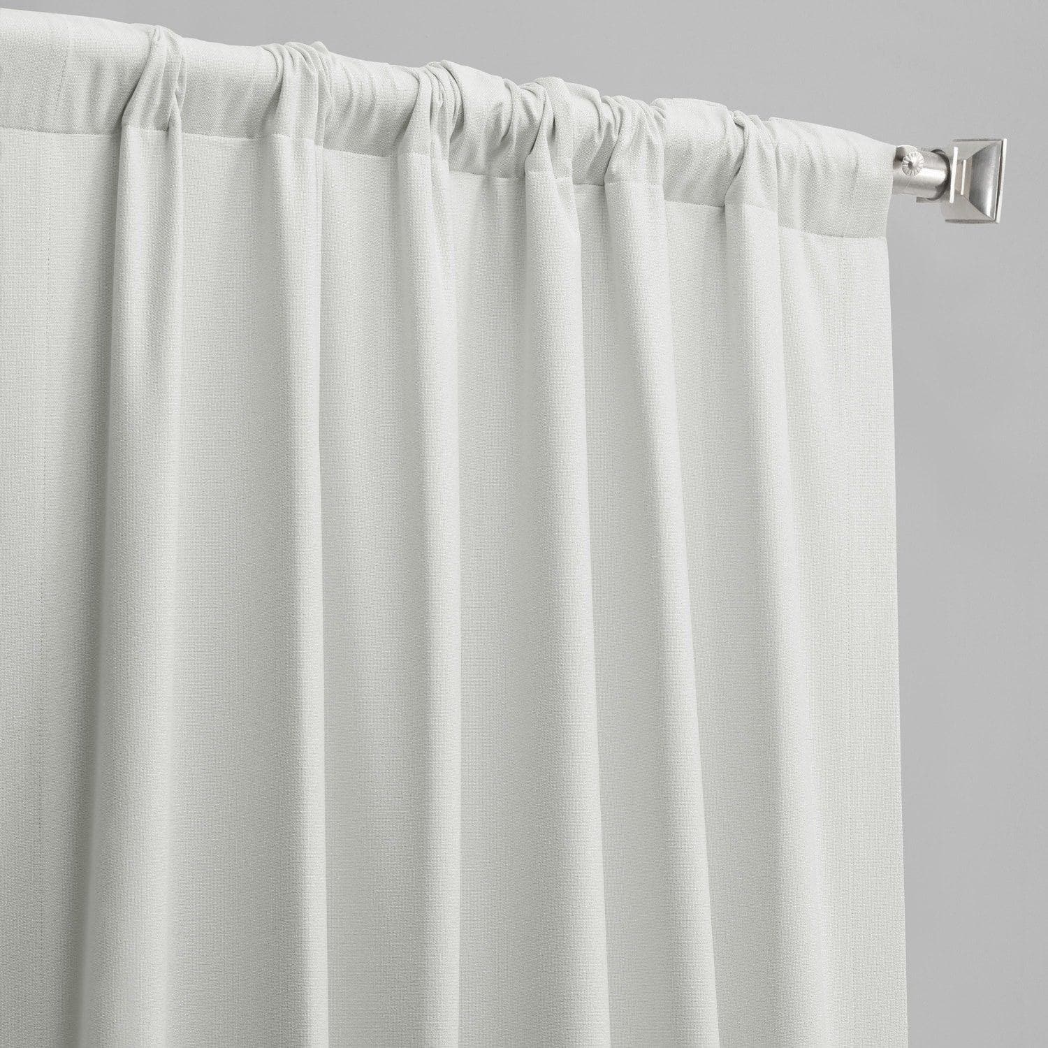 Starlight Off-White Thermal Cross Linen Weave Blackout Curtain