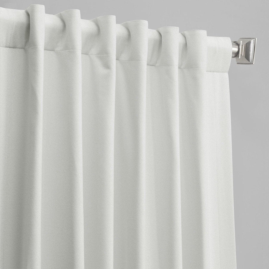 Starlight Off-White Thermal Cross Linen Weave Blackout Curtain