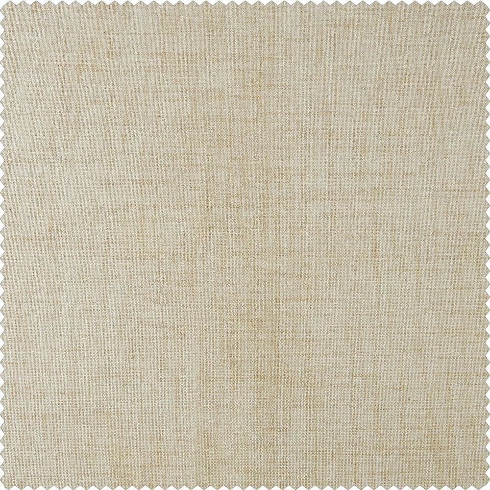 Natural Light Beige Thermal Cross Linen Weave Swatch - HalfPriceDrapes.com