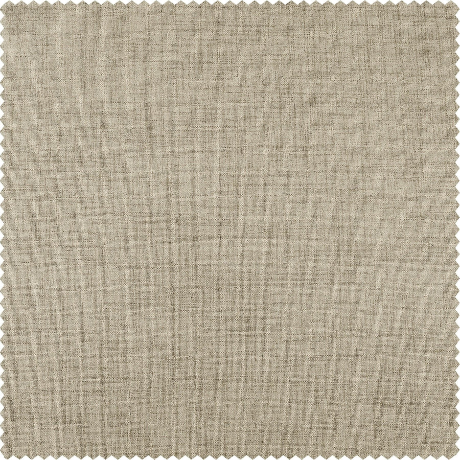 Toasted Tan Thermal Cross Linen Weave Swatch - HalfPriceDrapes.com