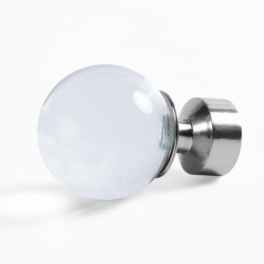 Glass Sphere Nickel Temp Swatch - HalfPriceDrapes.com