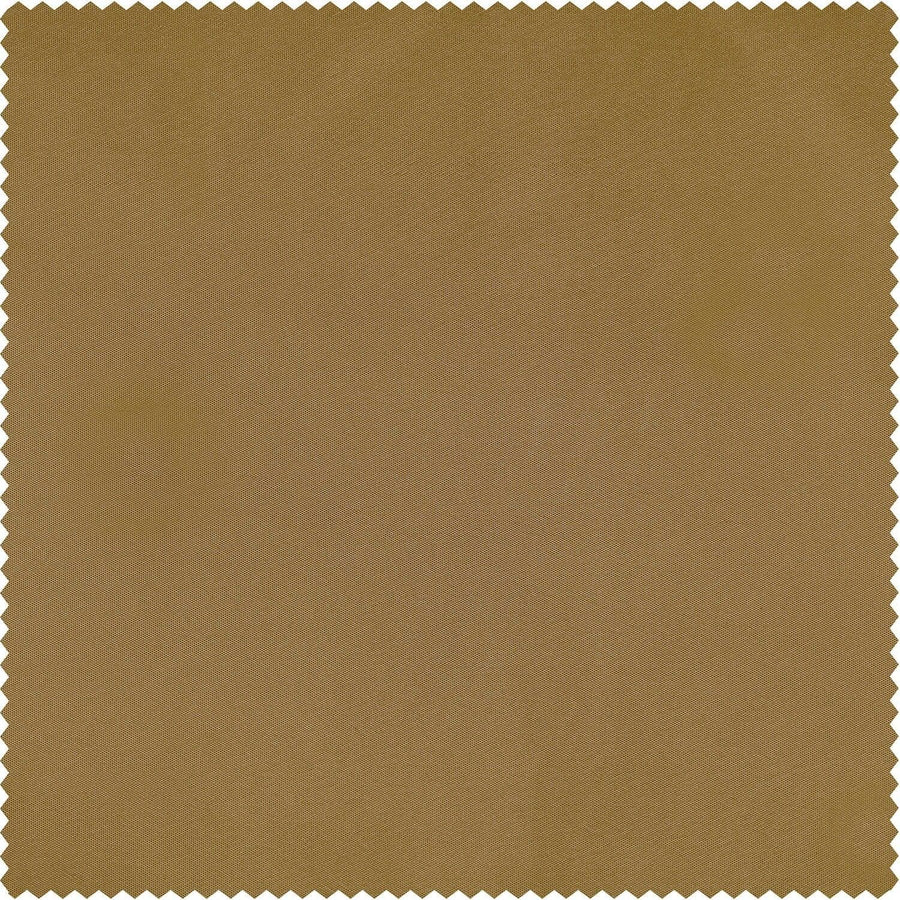 Golden Spice Solid Faux Silk Taffeta Custom Curtain - HalfPriceDrapes.com