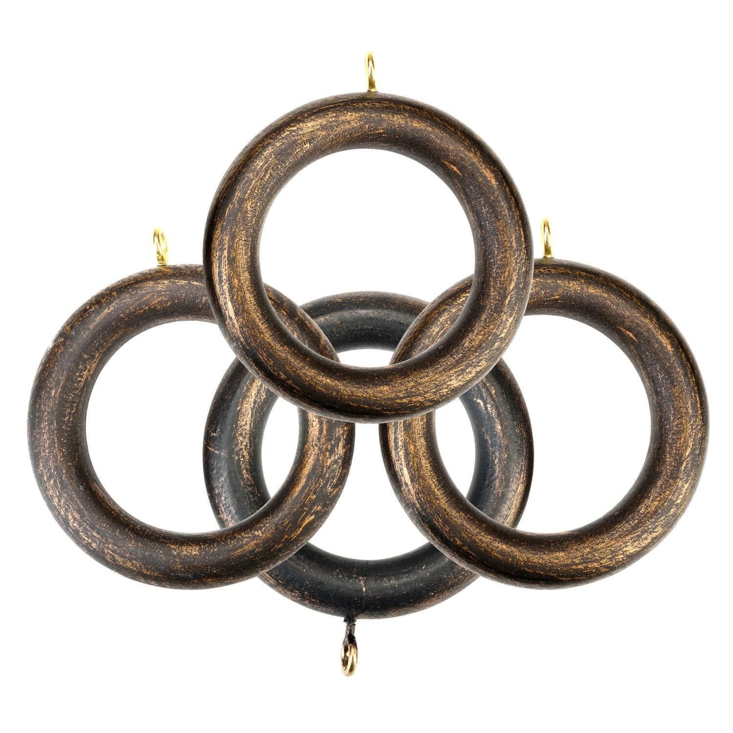 Instanbul Antique Bronze Prepacked Wooden Rod Set